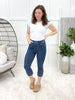 Willow Grace Pull-On High-Rise Capri Jeans by Judy Blue