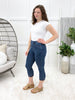 Willow Grace Pull-On High-Rise Capri Jeans by Judy Blue