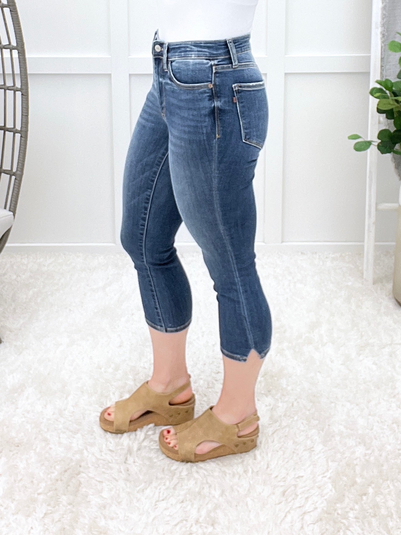 Savannah Rose High-Rise Capri Jeans by Judy Blue