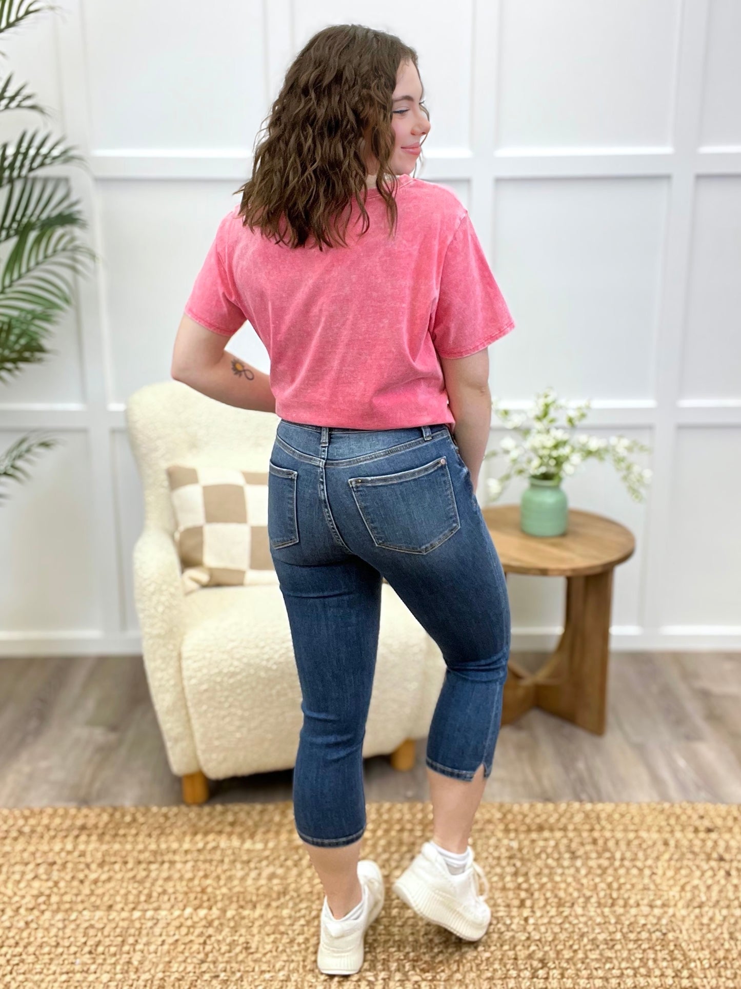 Savannah Rose High-Rise Capri Jeans by Judy Blue