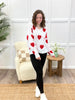 Sweetheart Vibes Red Heart Knit Sweater