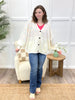 Moonlight Glow Multi-Color Sequin V-Neck Sweater Cardigan