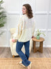 Moonlight Glow Multi-Color Sequin V-Neck Sweater Cardigan