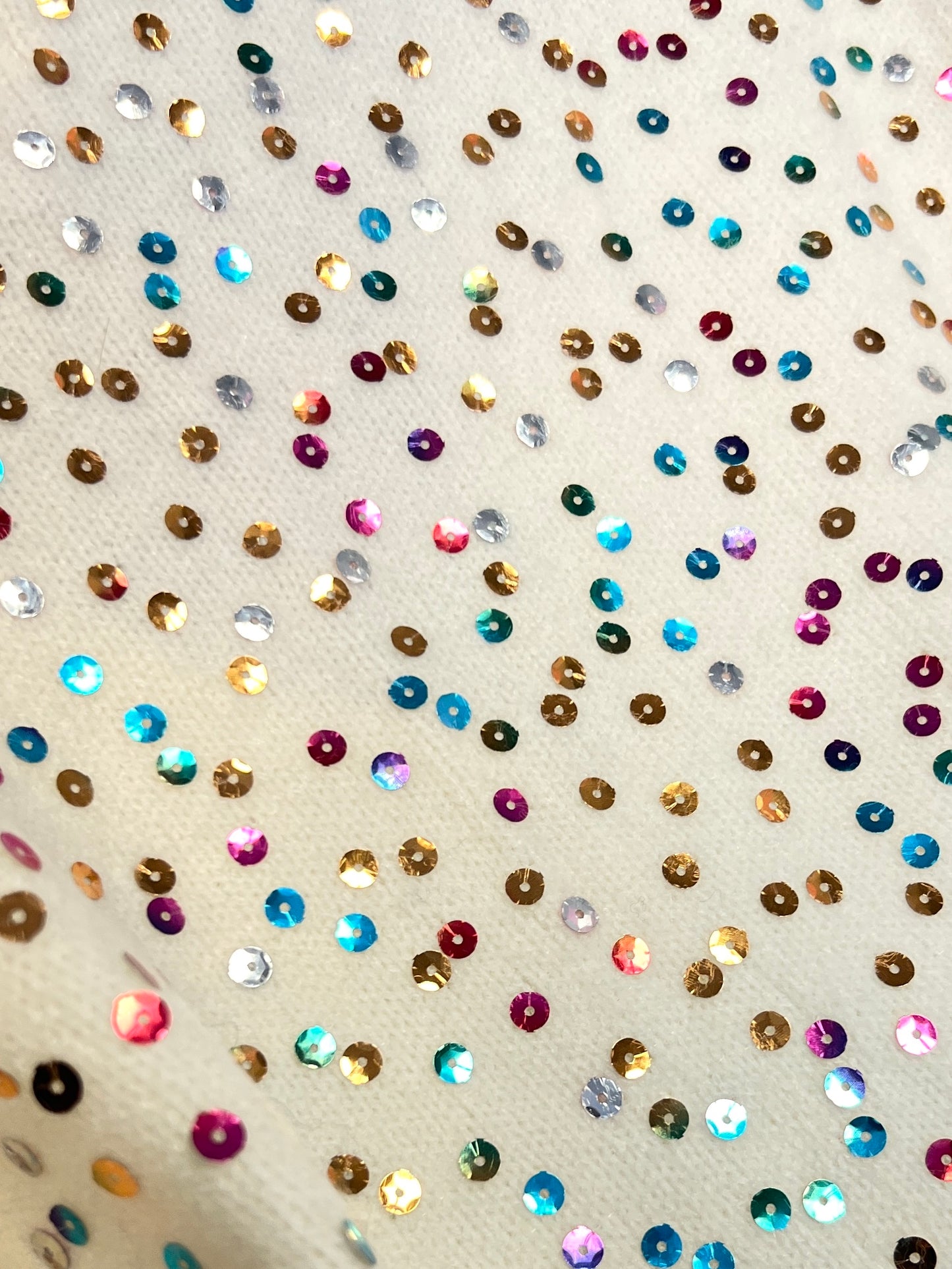 Moonlight Glow Multi-Color Sequin V-Neck Sweater Cardigan