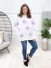 Stellar Comfort Lavender Star Sweater
