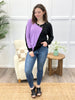 Lavender Luxe Color Block Long Sleeve Top