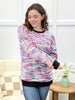Multicolor Rainbow Confetti Knit Sweater