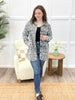 Classic Leopard Print Button-Up Shacket with Pockets