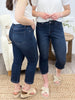 Sophia Grace High-Rise Denim Capris – Premium Stretch