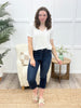 Sophia Grace High-Rise Denim Capris – Premium Stretch