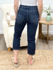 Sophia Grace High-Rise Denim Capris – Premium Stretch