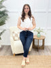 Sophia Grace High-Rise Denim Capris – Premium Stretch