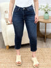 Sophia Grace High-Rise Denim Capris – Premium Stretch