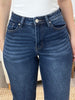 Sophia Grace High-Rise Denim Capris – Premium Stretch