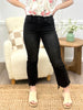 Raven High-Rise Step Hem Crop Jeans by Risen