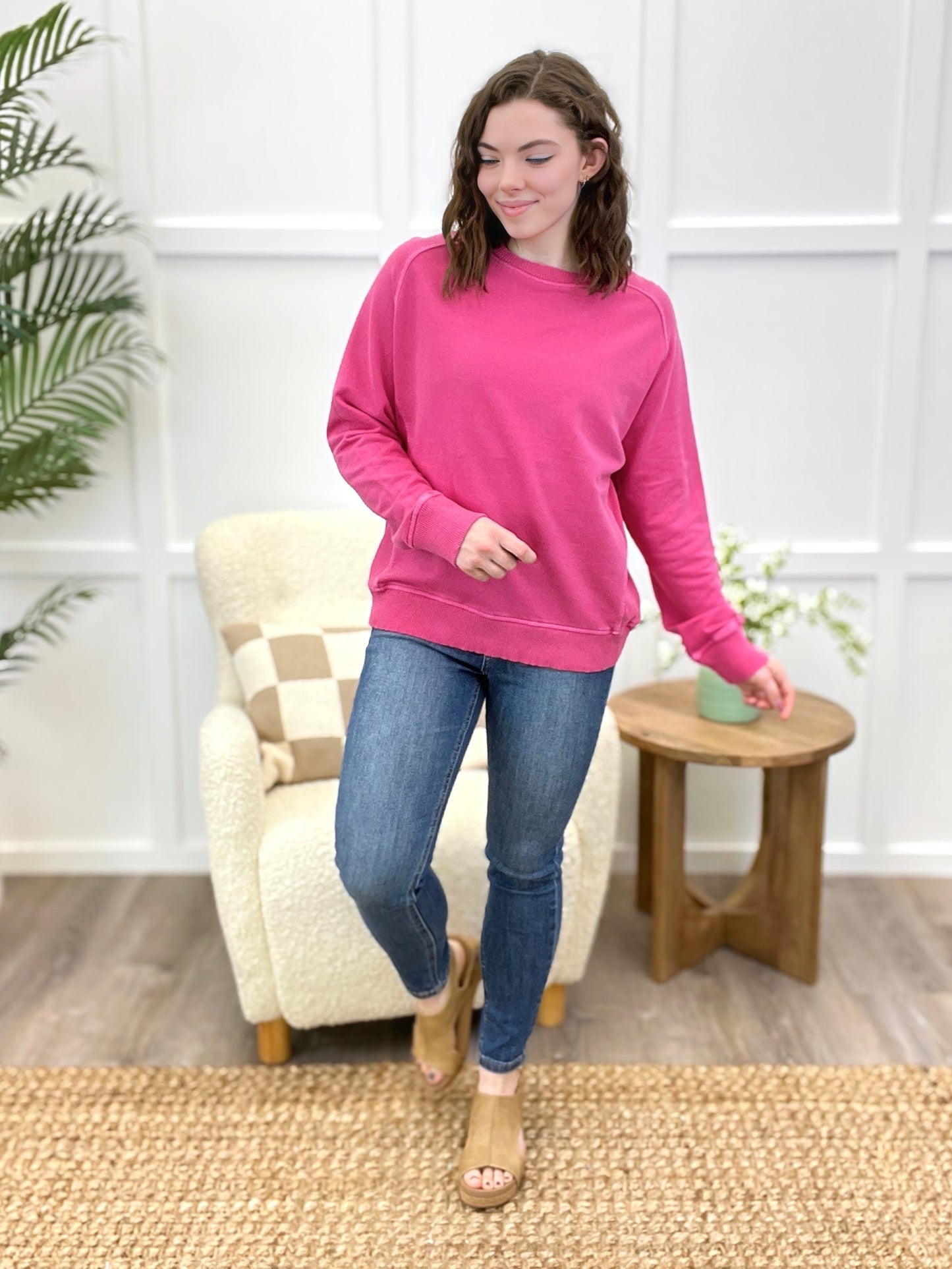 Rosie Radiance French Terry Pullover Top