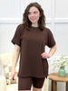 Sophia Luxe Loungewear Set - Brown