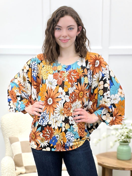 Sunlit Blooms Dolman Top