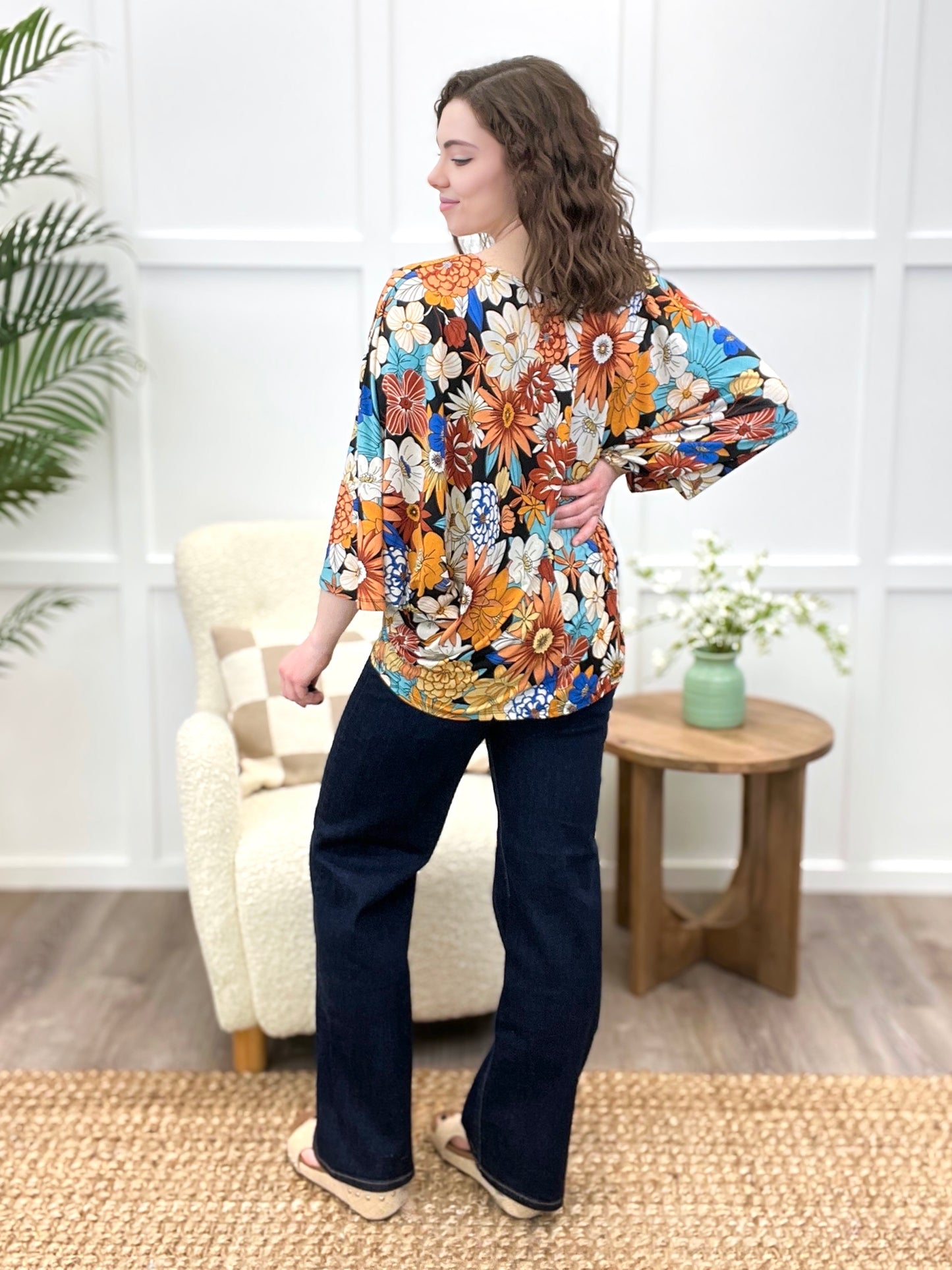 Sunlit Blooms Dolman Top