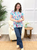 Dear Scarlett Floral Voyage Dolman Sleeve Top