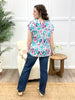 Dear Scarlett Floral Voyage Dolman Sleeve Top