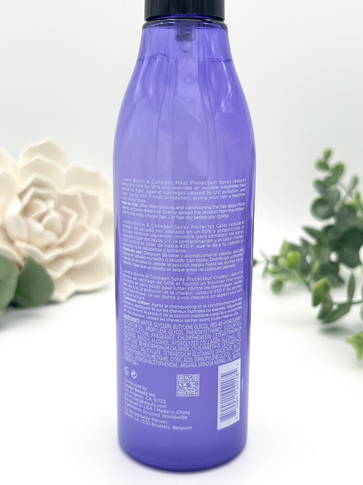 Biotin & Collagen Heat Protectant Spray - 8.5oz