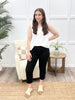 Lila Midnight High-Rise Denim Capris – Premium Stretch