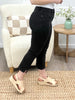Lila Midnight High-Rise Denim Capris – Premium Stretch
