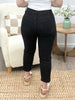 Lila Midnight High-Rise Denim Capris – Premium Stretch