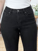 Lila Midnight High-Rise Denim Capris – Premium Stretch