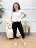 Lila Midnight High-Rise Denim Capris – Premium Stretch