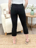 Lila Midnight High-Rise Denim Capris – Premium Stretch