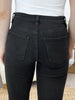 Lila Midnight High-Rise Denim Capris – Premium Stretch