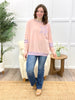 Dusty Rose Starlight Charm Cotton Pullover