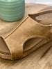 Corkys Volta II Caramel Luxe Cork Wedge Sandals