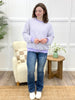 Amethyst Stripe Drop Shoulder Long Sleeve Top