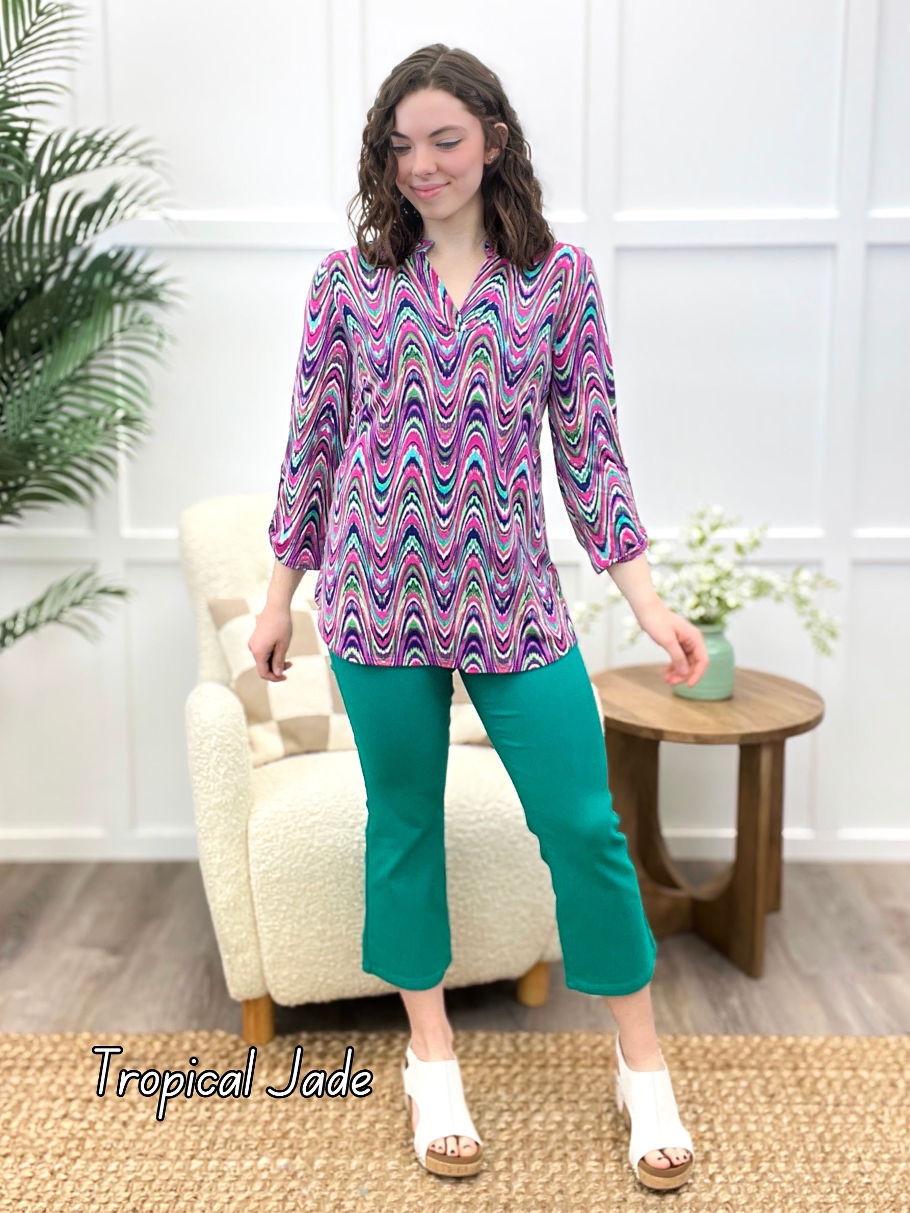YMI Tropical Fusion Collection High-Rise HyperStretch