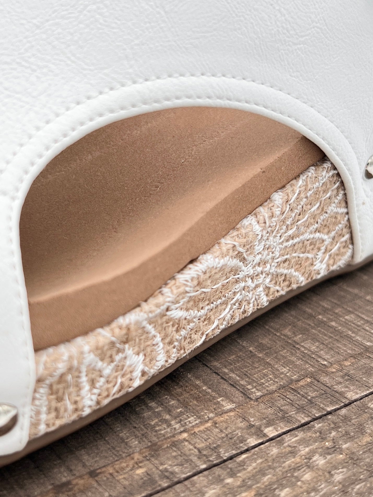 Corkys Volta II White Cork Wedge Sandals