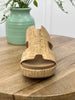 Pucker Up Square Cork Wedge Sandals