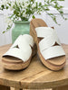 Golden Hour Ivory Wedge Sandals