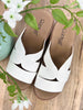 Golden Hour Ivory Wedge Sandals