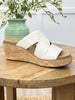Golden Hour Ivory Wedge Sandals