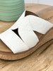 Golden Hour Ivory Wedge Sandals