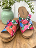 Corkys Bowdacious Floral Wedge Sandals