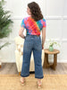 Skye High-Waisted Tummy Control Crop Wide-Leg Jeans by Judy Blue