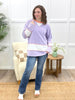 Lavender Bliss Color Block Knit Top