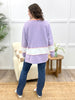 Lavender Bliss Color Block Knit Top