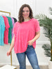 The Cozy Elements Acid-Washed Ribbed Knit Tops Collection