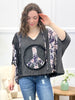 Tranquil Harmony Oversized Hooded Top