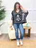 Tranquil Harmony Oversized Hooded Top